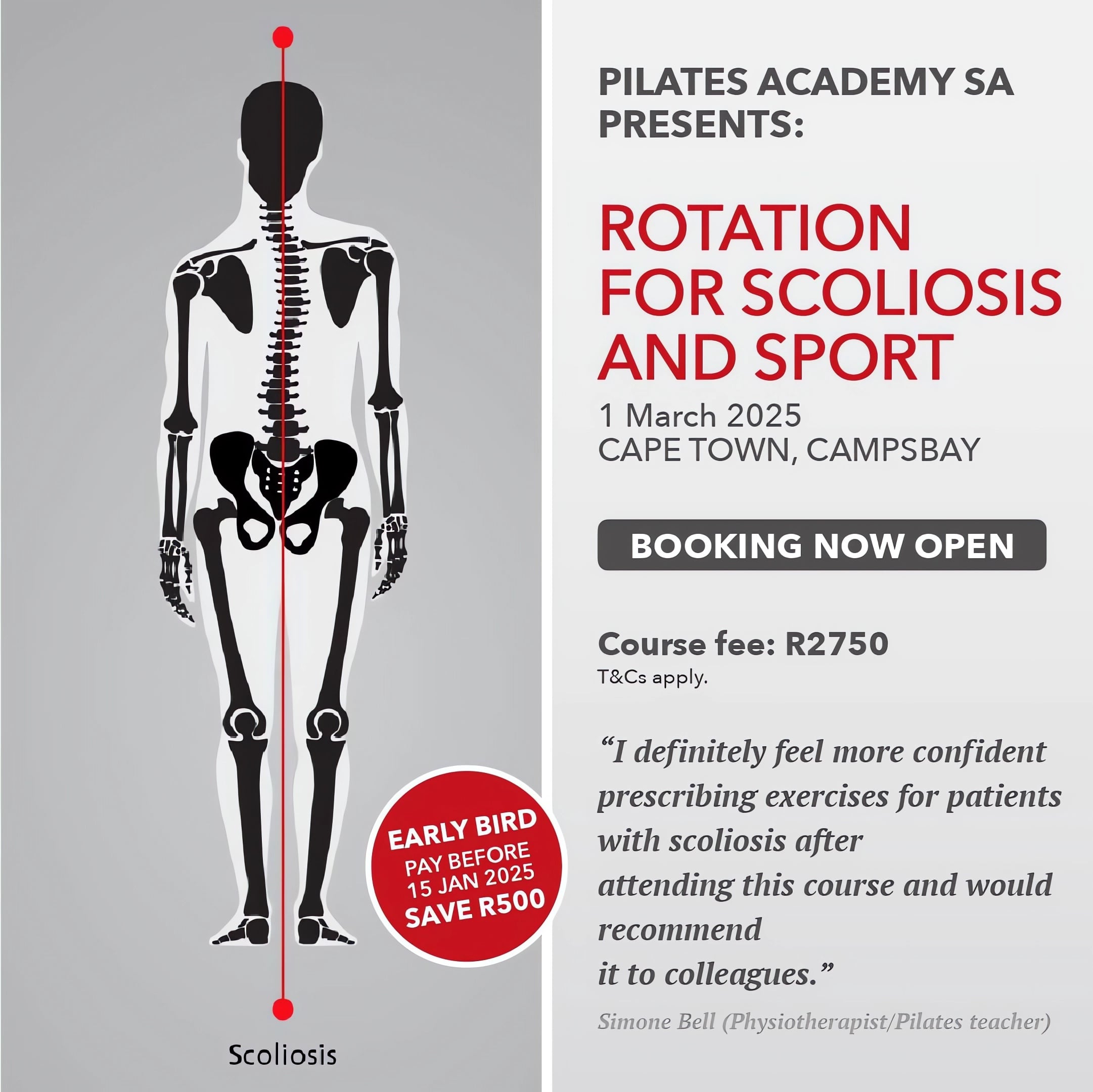 Instructor Course - Rotation for Scoliosis & Sport