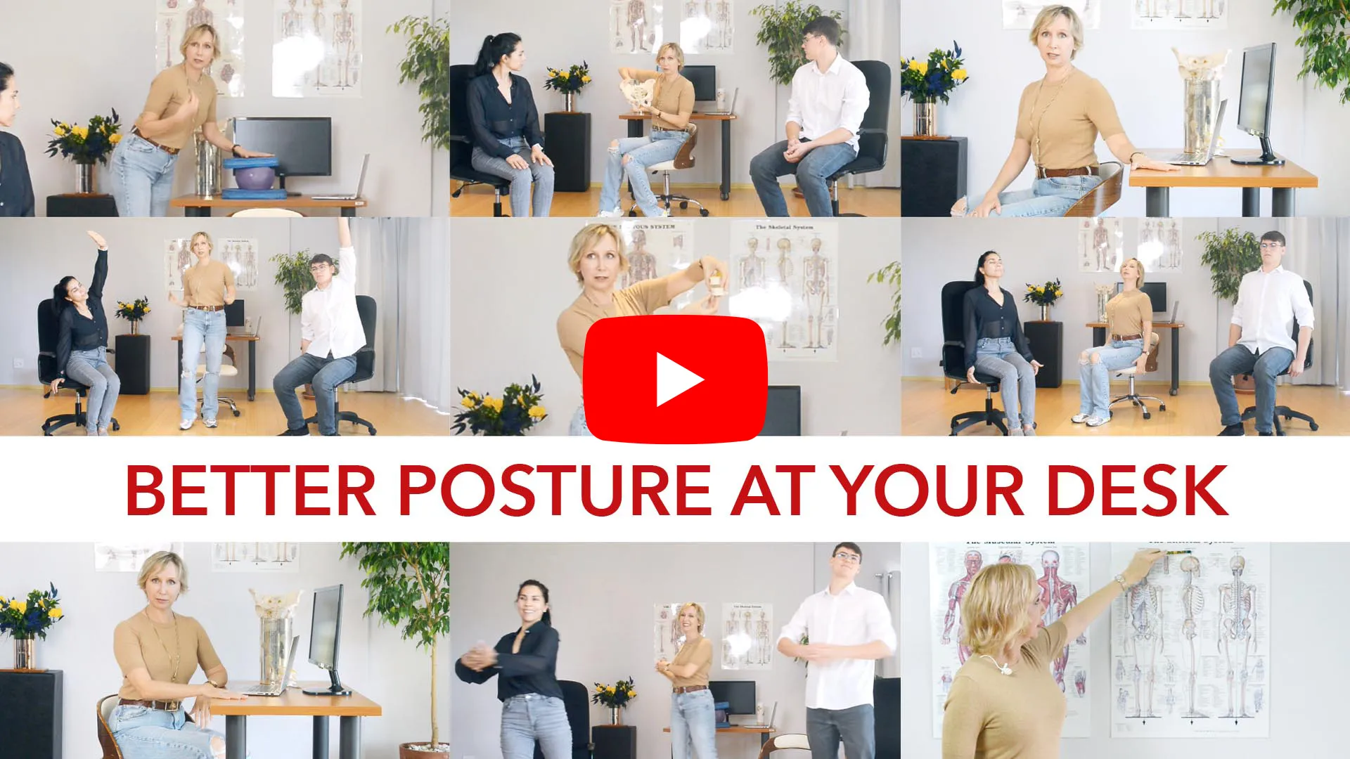 Better Posture At Your Desk - Free Pilates Course